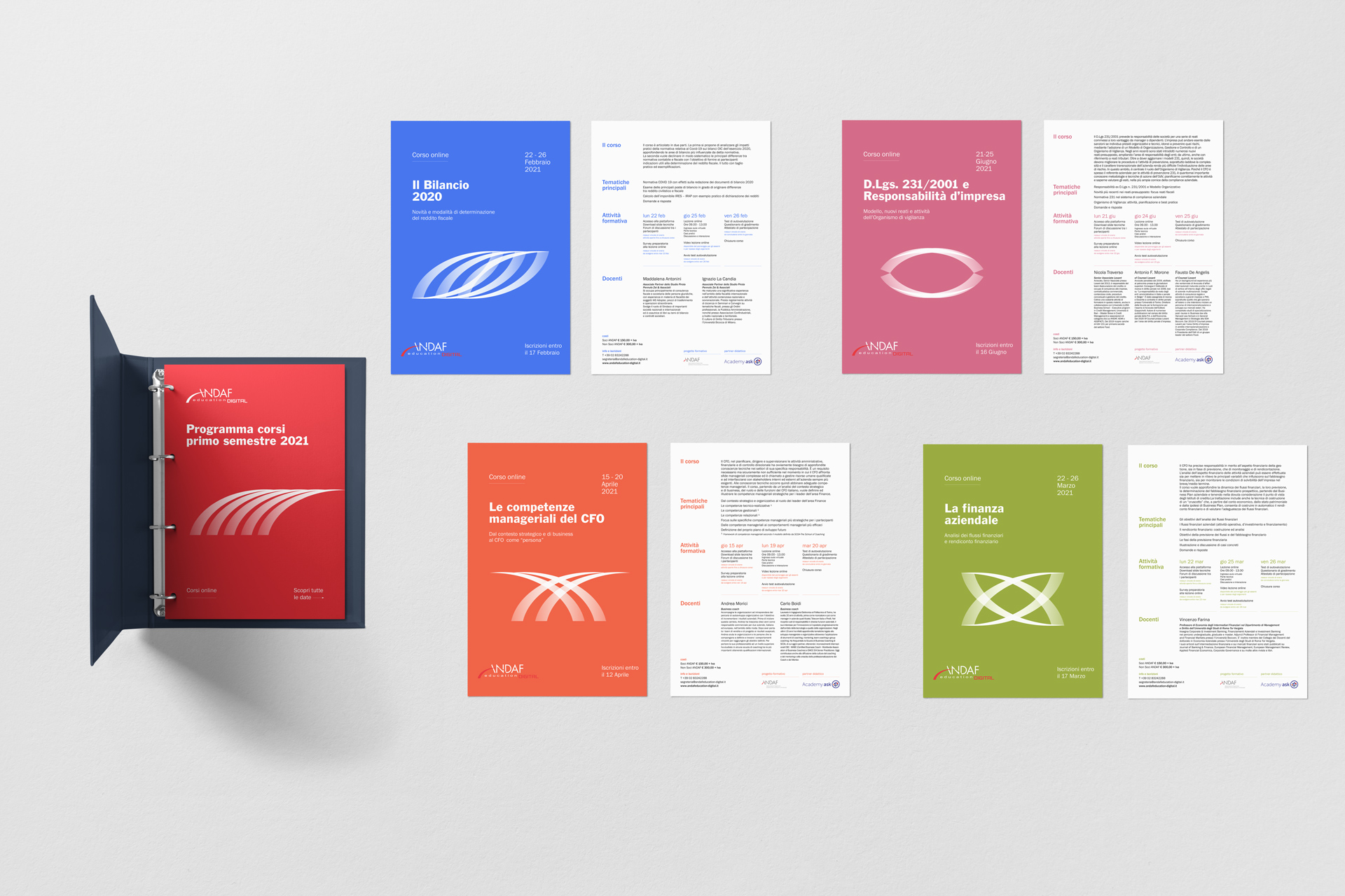 Andaf visual design graphic flyers drogheria studio identity